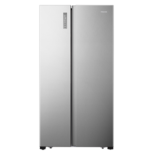 Hisense, augstums 178.6 cm, 519 L, sudraba - SBS ledusskapis