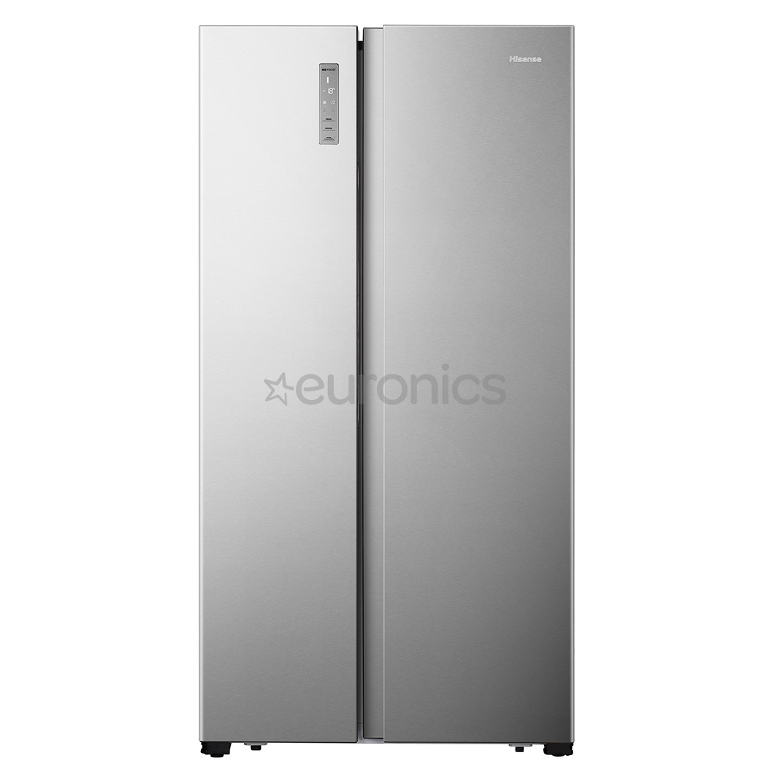 Hisense, augstums 178.6 cm, 519 L, sudraba - SBS ledusskapis