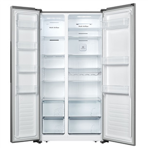 Hisense, augstums 178.6 cm, 519 L, sudraba - SBS ledusskapis