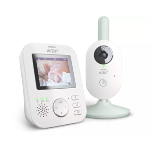 Philips Avent, белый/зеленый - Видеоняня