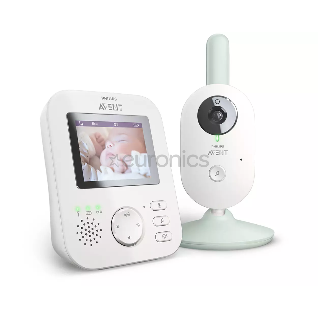 Philips Avent, белый/зеленый - Видеоняня