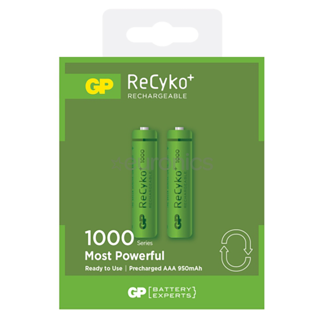 Lādējamās baterijas AAA, GP / 1000mAh / 2 gab