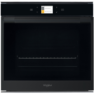 Whirlpool, пиролитическая очистка, Cook4, 73 л, черный - Интегрируемый духовой шкаф