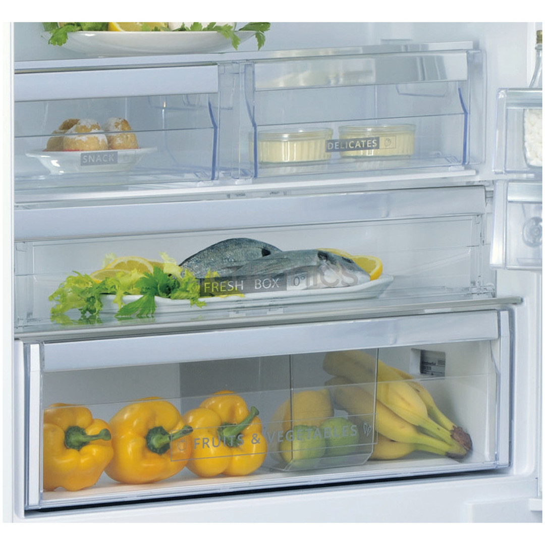 Whirlpool, augstums 193.5 cm, 395 L-  Iebūvējams ledusskapis