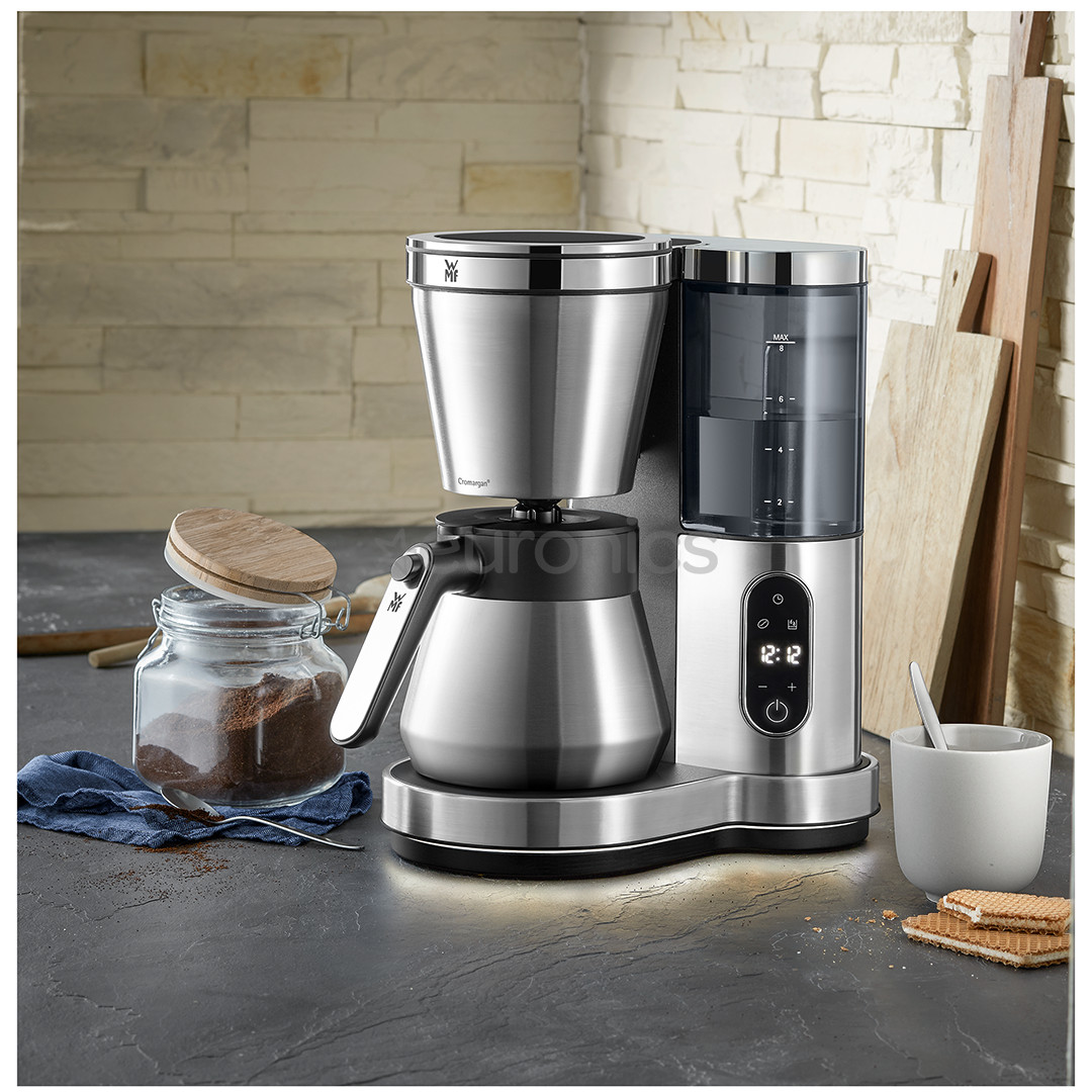 WMF Lumero thermo, ūdens tvretne 1 L, nerūsējošā tērauda - Kafijas automāts ar filtru