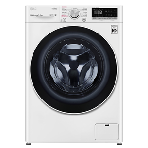 LG, 7 kg / 5 kg, depth 47.5 cm, 1200 rpm - Washer-Dryer Combo