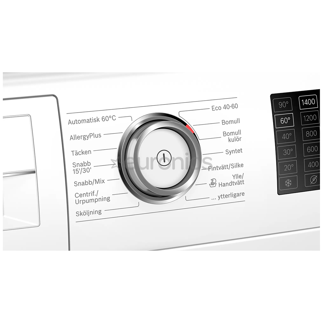 Bosch, 9 kg, depth 59 cm, 1400 rpm - Front load washing machine