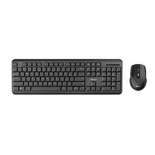 Trust Ody Silent, RUS, черный - Беспроводная клавиатура + мышь