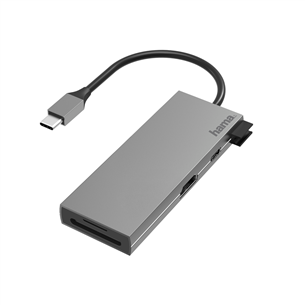 USB-адаптер Hama USB-C multiport adapter (6 портов)