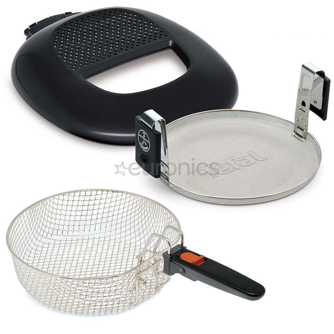 Tefal One Metal, 1900 Вт, черный/серебристый - Фритюрница