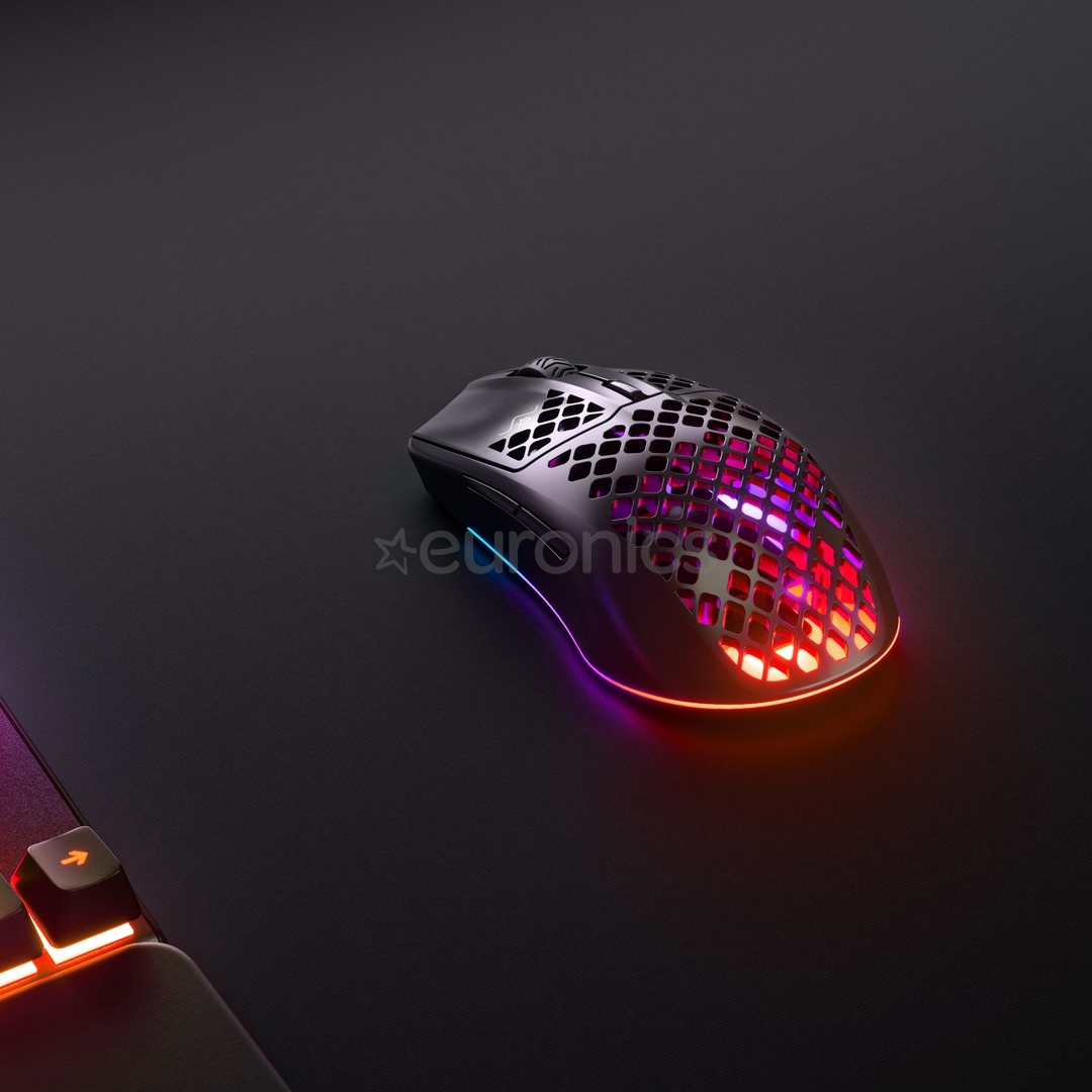 SteelSeries Aerox 3, melna - Bezvadu datorpele