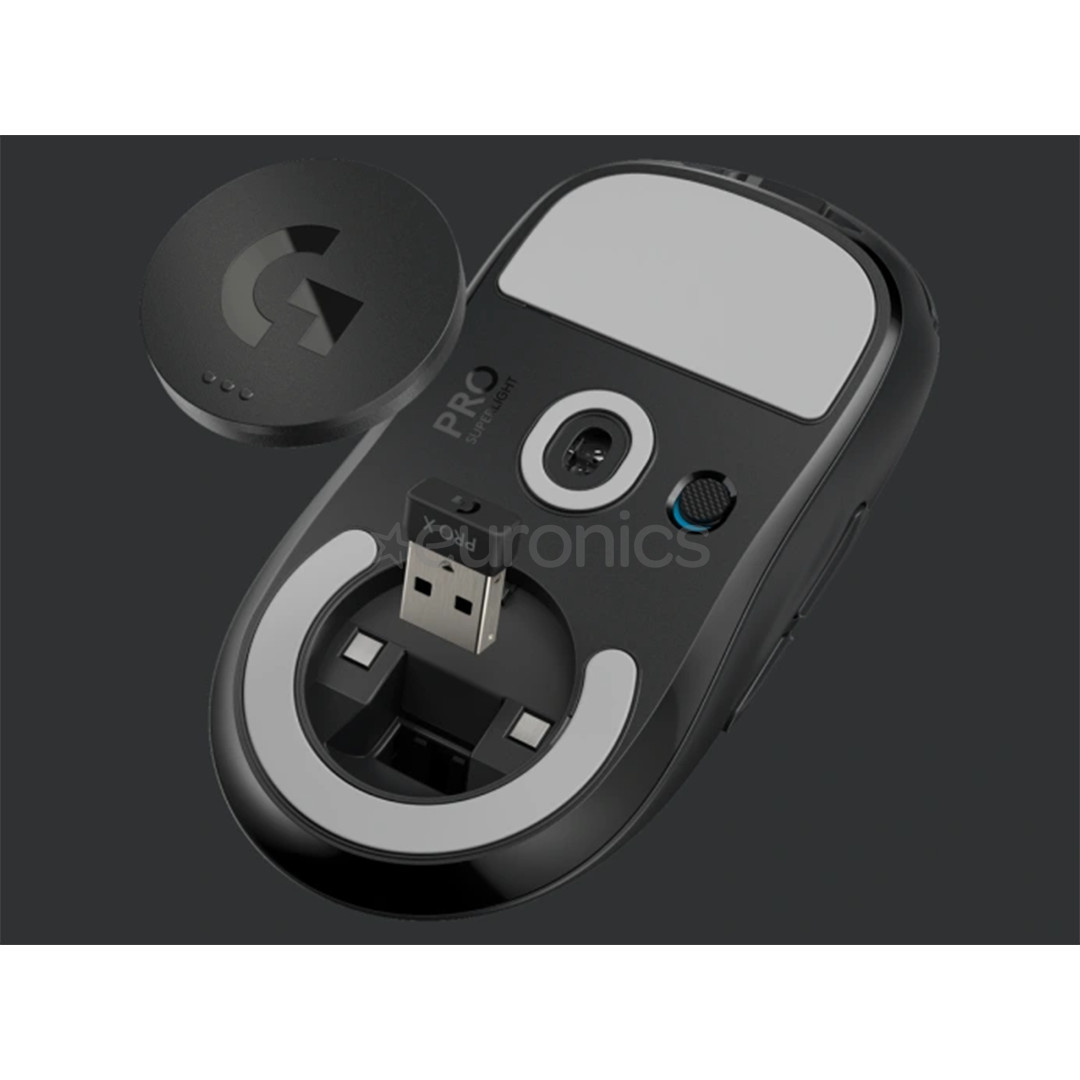 Logitech G Pro X, melna - Bezvadu datorpele