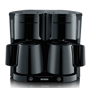 Severin duo, black - Coffee maker