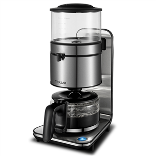 Stollar Drip Café, ūdens tvertne 1.25 L, melna/nerūsējošā tērauda - Kafijas automāts ar filtru SKA750