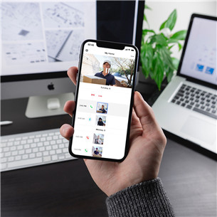 Netatmo Smart Video Doorbell, 2 MP, WiFi, cilvēka noteikšana, nakts redzamība, melna/pelēka/balta - Viedais durvju zvans ar kameru