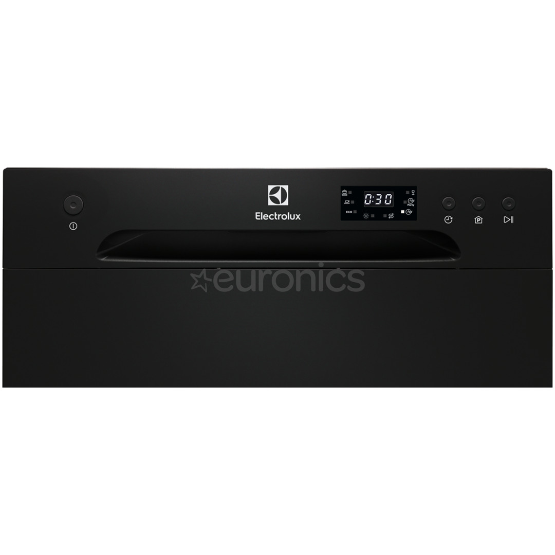 Electrolux, 6 комплектов посуды, черный - Настольная посудомоечная машина