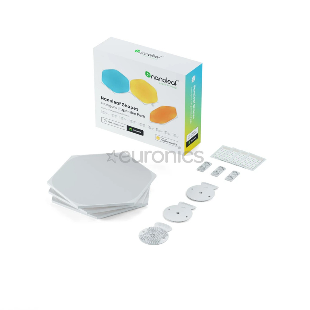 Nanoleaf Shapes Hexagon, 3 panels, white - Smart Lights Expansion Pack