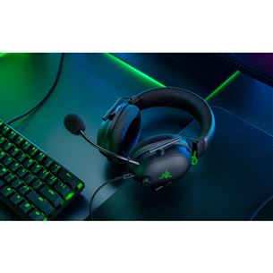 Razer BlackShark V2 X, melna - Austiņas ar mikrofonu