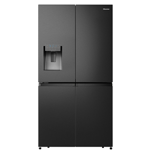 Hisense, augstums 178.5 cm, 585 L, melna - SBS ledusskapis RQ760N4AFF