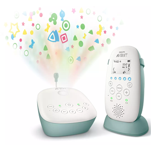 Philips Avent, white/green - Baby monitor