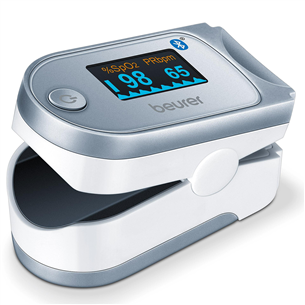 Beurer Bluetooth, white/silver- Pulse oximeter PO60BT