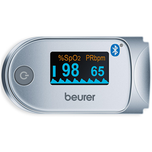 Beurer Bluetooth, белый/серебристый - Пульсоксиметр