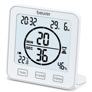 Beurer, white - Thermo hygrometer HM22