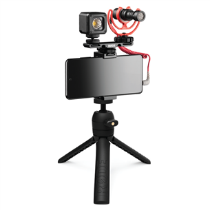 RODE Vlogger Kit Universal, 3,5 мм, USB-C, черный - Комплект с микрофоном VLOGVMICRO