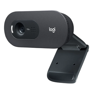 Logitech C505 HD, 720p, melna - Vebkamera