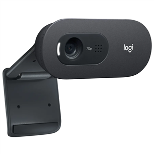 Logitech C505 HD, 720p, melna - Vebkamera