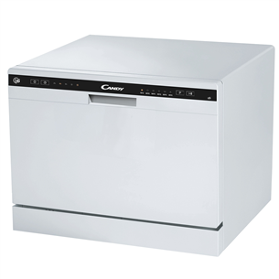 Candy, 6 place settings, height 43.8 cm, compact, white - Dishwasher CDCP6