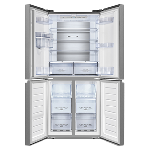 Hisense, water dispenser, 454 L, height 181 cm, inox - SBS Refrigerator