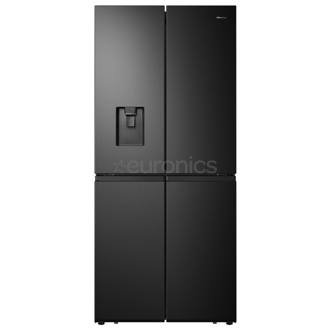 Hisense, augstums 181 cm, 454 L, melna - SBS ledusskapis