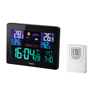 Hama EWS-1400, черный/белый - Термогигрометр
