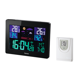 Hama EWS-1400, black/white - Weather station 00186306