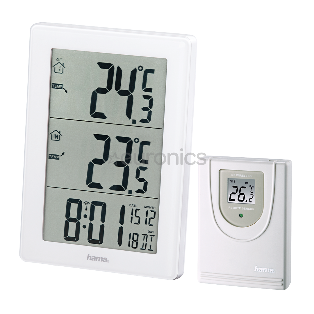 Hama EWS-3000, white - Weather station, 00186308 | Euronics