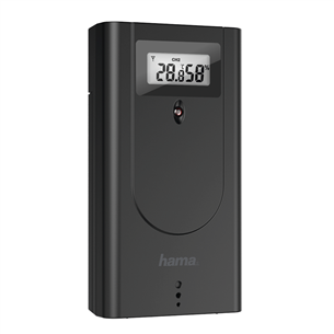 Hama Black Line, black/silver - Weather station