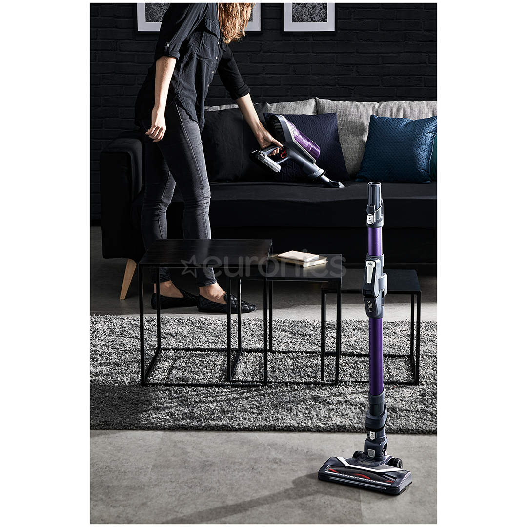 Tefal X-Force Flex 8.60 Allergy, violeta - Bezvadu putekļu sūcējs
