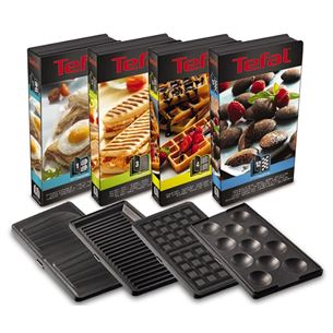 Tefal Snack Collection, 700 W, melna/nerūsējošā tērauda - Kontakttosteris