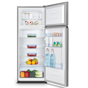 Hisense, 206 л, высота 144 см, серебристый - Холодильник
