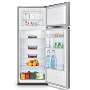 Hisense, 206 L, height 144 cm, silver - Refrigerator