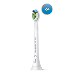 Philips Sonicare W2c Optimal White compact, 4 gab., balta - Uzgaļi elektriskajai zobu birstei HX6074/27