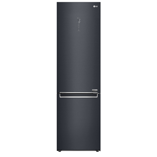 LG, augstums 203 cm, 384 L, melna - Ledusskapis