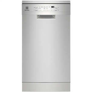 Electrolux, 10 komplekti, platums 44.6 cm, sudraba - Trauku mazgājamā mašīna