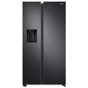 Samsung Water & Ice Dispenser, augstums 178 cm, 634 L, melna - SBS ledusskapis