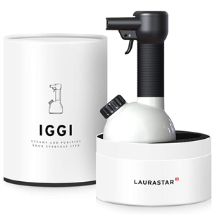 Laurastar IGGI Pure White, 850 W, balta/melna - Rokas tvaika gludināšanas sistēma