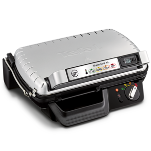 Tefal Supergrill XL Timer, 2400 W, melna/nerūsējošā tērauda - Elektriskais grils GC461B34