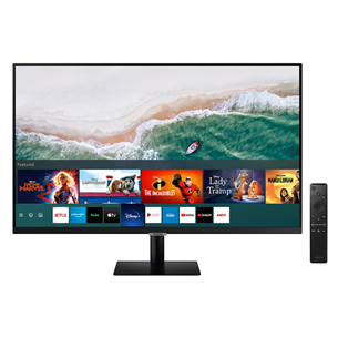 32'' Ultra HD LED VA Smart USB-C monitors, Samsung LS32AM700UUXEN