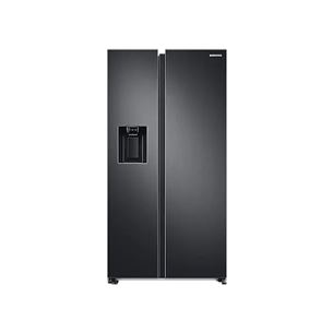 Samsung, water & ice dispenser, 634 L, height 178 cm, black - SBS Refrigerator