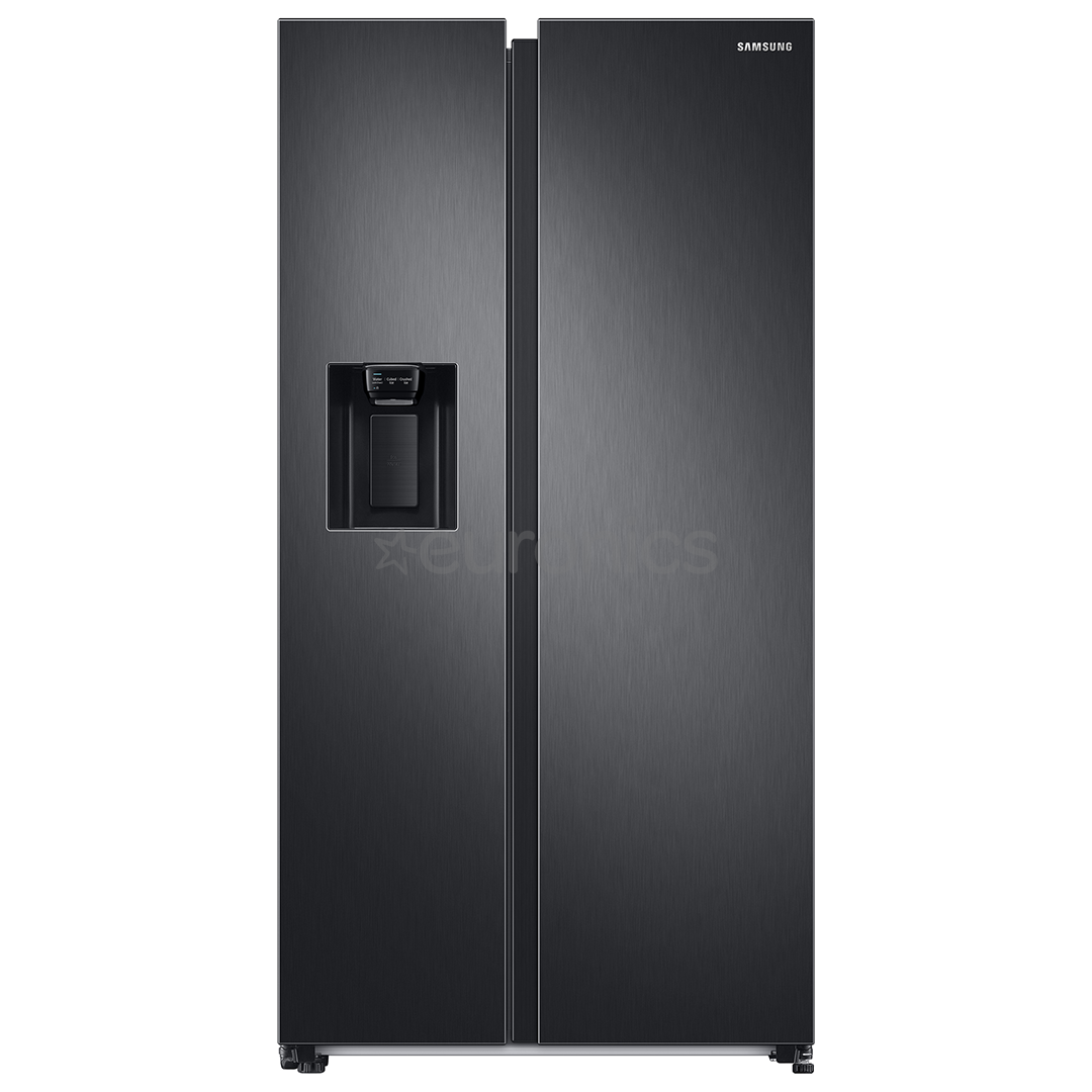 Samsung, Ice & Water Dispenser, augstums 178 cm, 634 L, melna - SBS ledusskapis